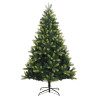 Árbol de Navidad artificial con bisagras y soporte 240 cm 2