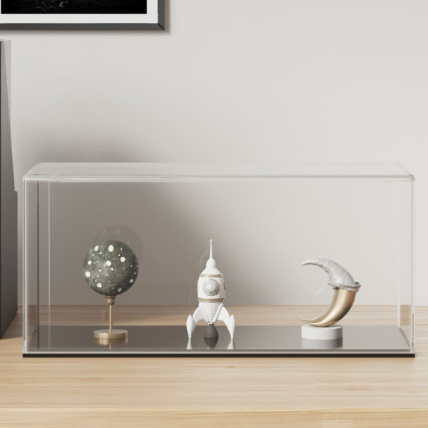 Caja de exposición acrílico transparente 30x15x14 cm D