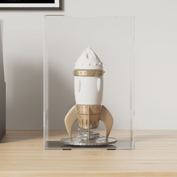 Caja de exposición acrílico transparente 17x12x25 cm D