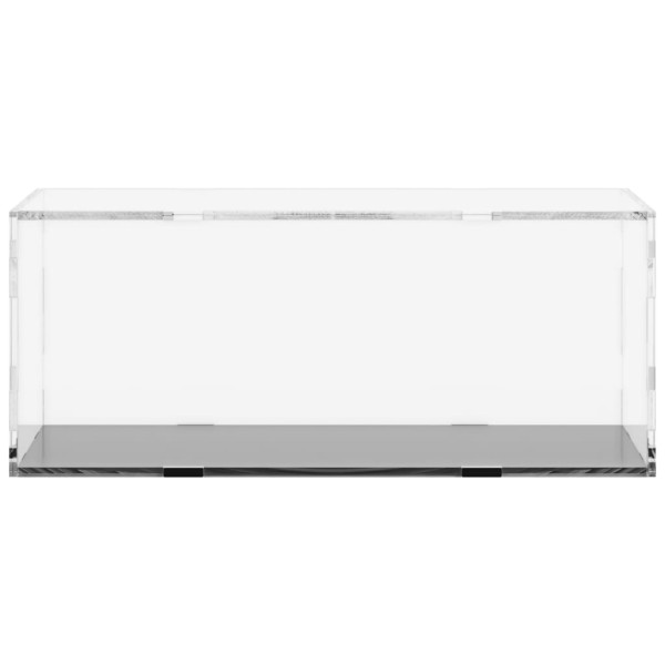 Caixa de exposição 34x16x14 cm acrílico transparente M 3