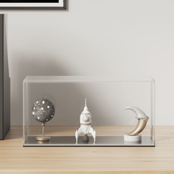 Caja de exposición acrílico transparente 24x12x11 cm D