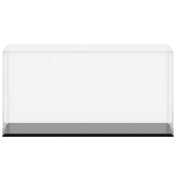 Caixa de exposição 24x12x11 cm acrílico transparente M 3