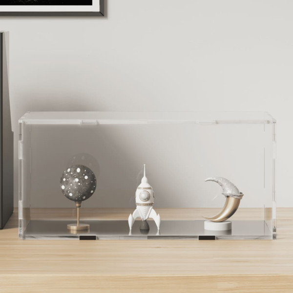 Caja de exposición acrílico transparente 30x15x14 cm D