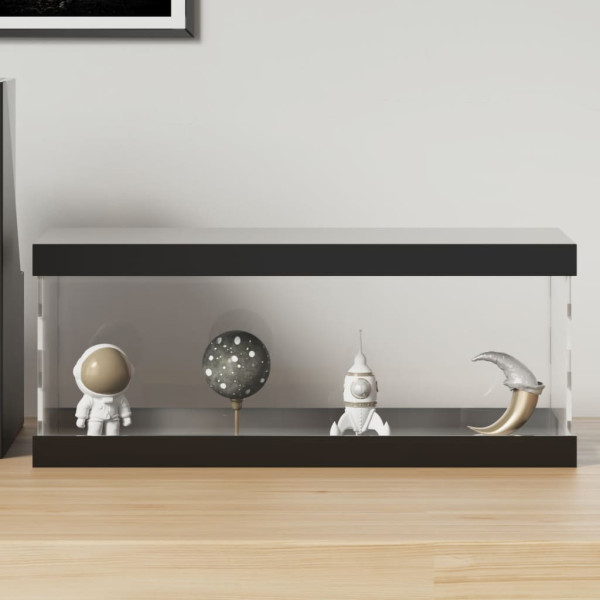 Caja de exposición acrílico transparente 34x16x14 cm D