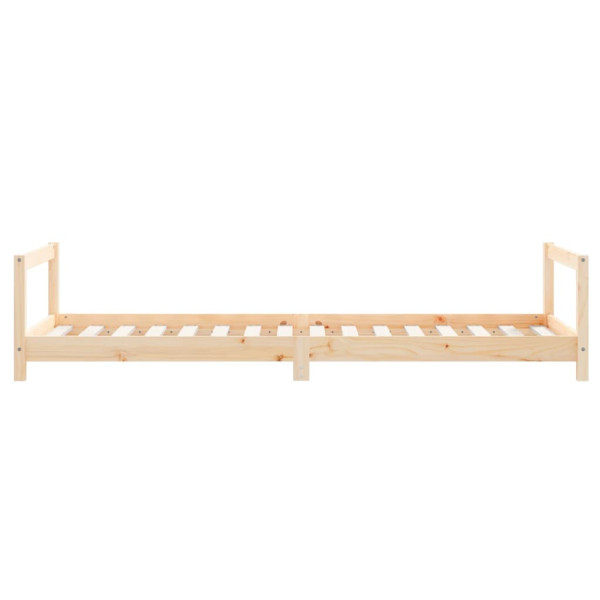 Estructura de cama para niños madera maciza de pino 80x200 cm M 5