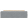 Cajones de cama 2 uds madera de ingeniería y tela gris claro 4