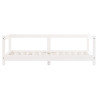 Estructura de cama para niños madera de pino blanco 70x140 cm 5