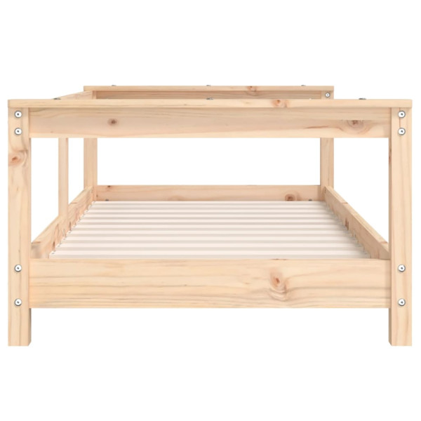 Estructura de cama para niños madera maciza de pino 70x140 cm M 4