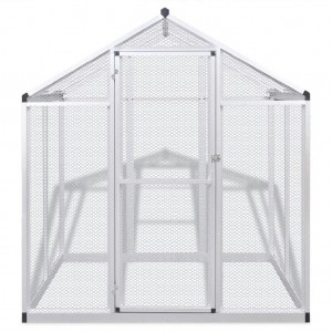 Pajarera de exterior de aluminio 178x122x194 cm H