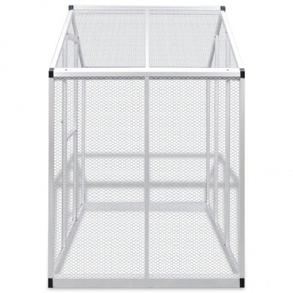 Pajarera de exterior de aluminio 178x122x194 cm M 4