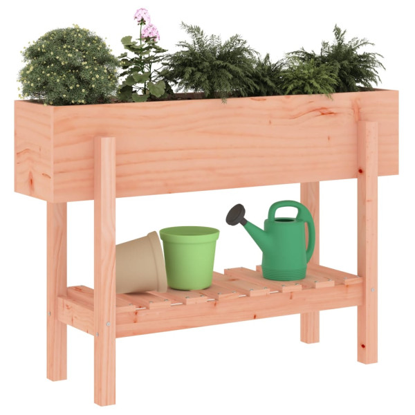 Arriate elevado jardín madera maciza abeto Douglas 101x30x69 cm M 3