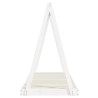 Estructura de cama para niños madera de pino blanco 80x200 cm 5