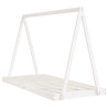Estructura de cama para niños madera de pino blanco 90x200 cm 3