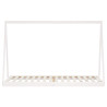 Estructura de cama para niños madera de pino blanco 90x200 cm 4