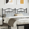 Cabeceira de cama 160 cm metal preto 1