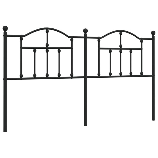 Cabeceira de cama 160 cm metal preto M 2
