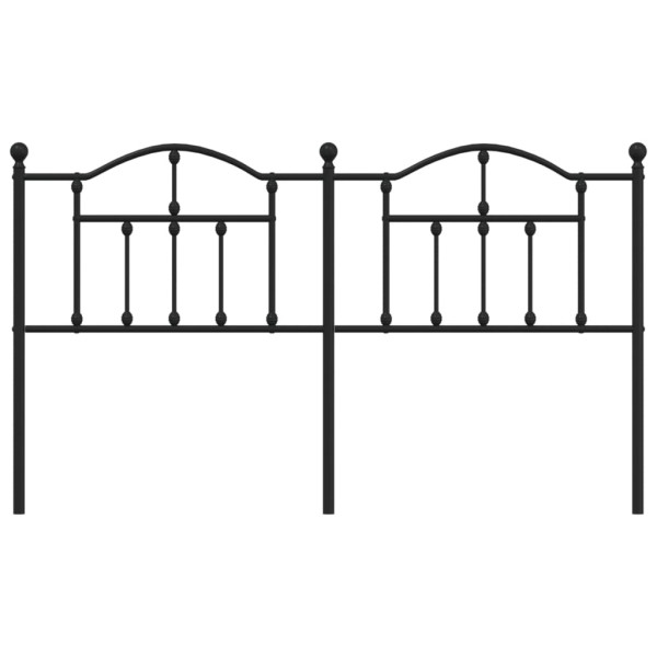 Cabeceira de cama 160 cm metal preto M 3