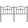 Cabeceira de cama 160 cm metal preto 3