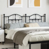 Cabeceira de cama 180 cm metal preto 1