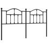 Cabeceira de cama 180 cm metal preto 2
