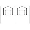 Cabecero de metal negro 180 cm 3