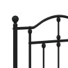 Cabeceira de cama 180 cm metal preto 5