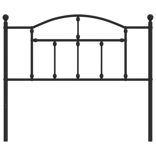 Cabeceira de cama 107 cm metal preto M 3