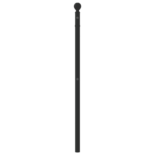 Cabecero de metal negro 107 cm M 4
