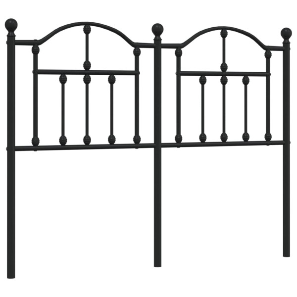 Cabeceira de cama 120 cm metal preto M 2
