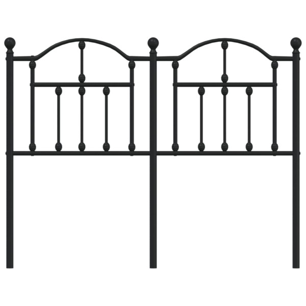 Cabecero de metal negro 120 cm M 3