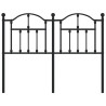Cabecero de metal negro 120 cm 3