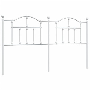 Cabeceira de cama 180 cm metal branco H