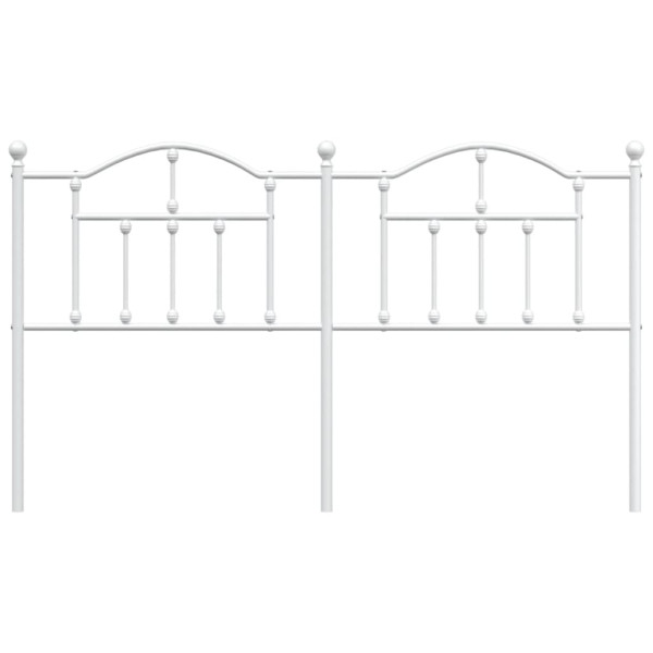 Cabeceira de cama 180 cm metal branco M 3