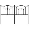 Cabecero de metal negro 140 cm 3