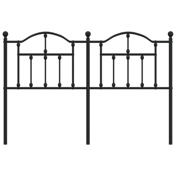 Cabeceira de cama 150 cm metal preto M 3