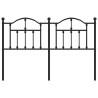 Cabeceira de cama 150 cm metal preto 3