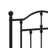 Cabeceira de cama 150 cm metal preto 5