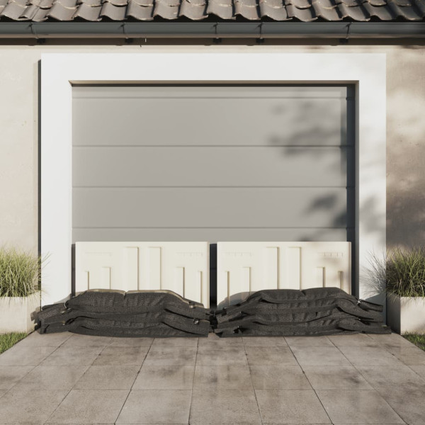 Sacos de arena 10 unidades HDPE verde oscuro 103x25 cm D