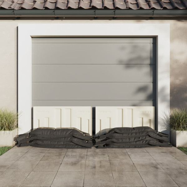 Sacos de arena 50 unidades HDPE verde oscuro 103x25 cm D