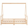 Estructura de cama para niños madera maciza de pino 80x160 cm 5