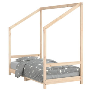 Estrutura de cama infantil 80x160 cm pinho maciço H