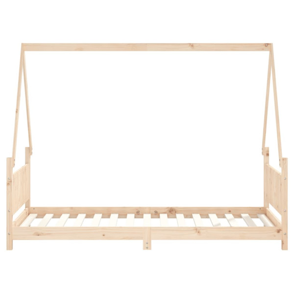 Estructura de cama infantil madera maciza de pino 90x190 cm M 4