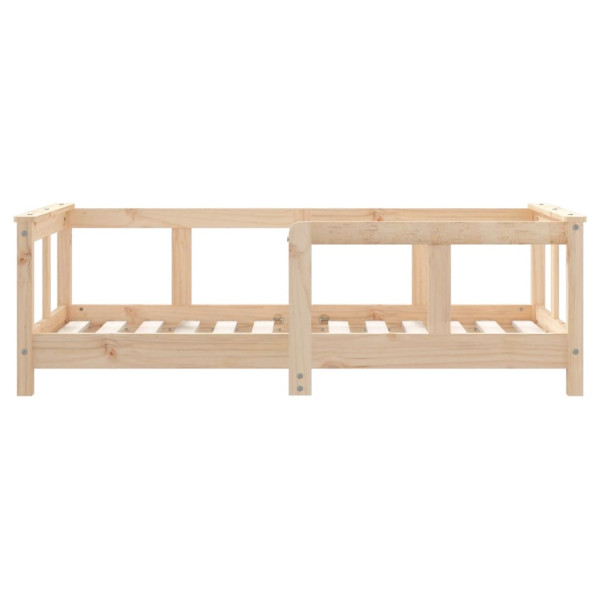 Estructura de cama para niños madera maciza de pino 70x140 cm M 5