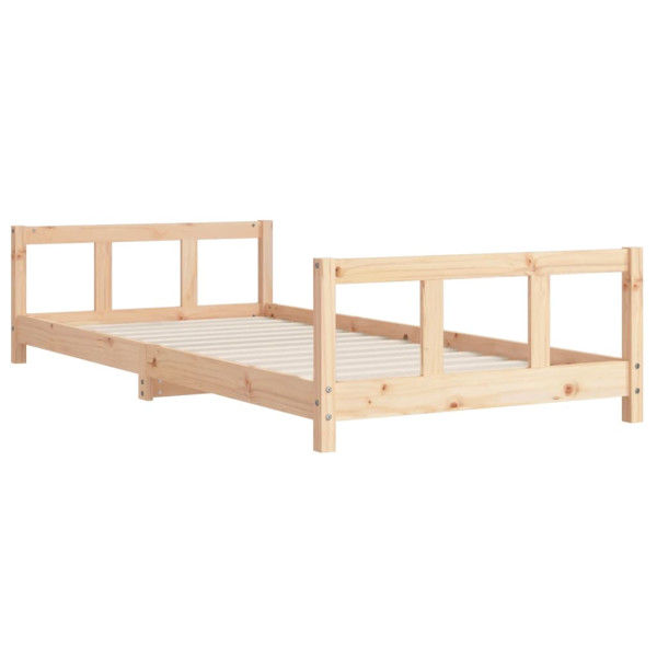 Estrutura de cama infantil 90x190 cm madeira de pinho maciça M 3