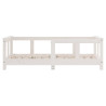 Estructura de cama para niños madera de pino blanco 70x140 cm 5