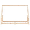 Estructura de cama para niños madera maciza de pino 80x200 cm 4