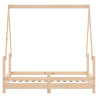Estrutura de cama infantil 70x140 cm pinho maciço 5