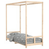 Estructura de cama para niños madera maciza de pino 80x200 cm 2