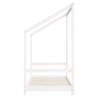 Estructura de cama para niños madera de pino blanco 80x160 cm 5