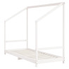 Estructura de cama para niños madera de pino blanco 80x200 cm 3